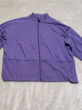 torrid Lavender Zip-Up Bomber Jacket